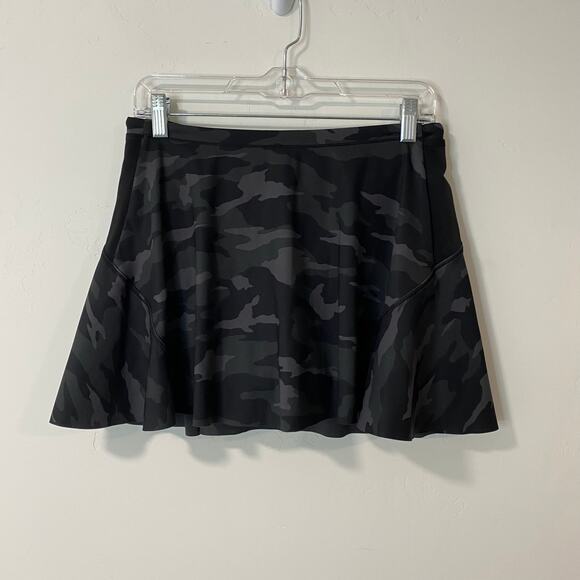 Athleta Women's Skort Skirt March Point Grey Black Camo Small - Picture 2 of 10